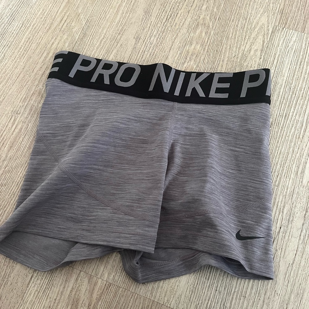 Grey Nike pro shorts size medium